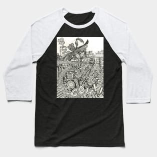 BA-BOOM!(B&W) Baseball T-Shirt